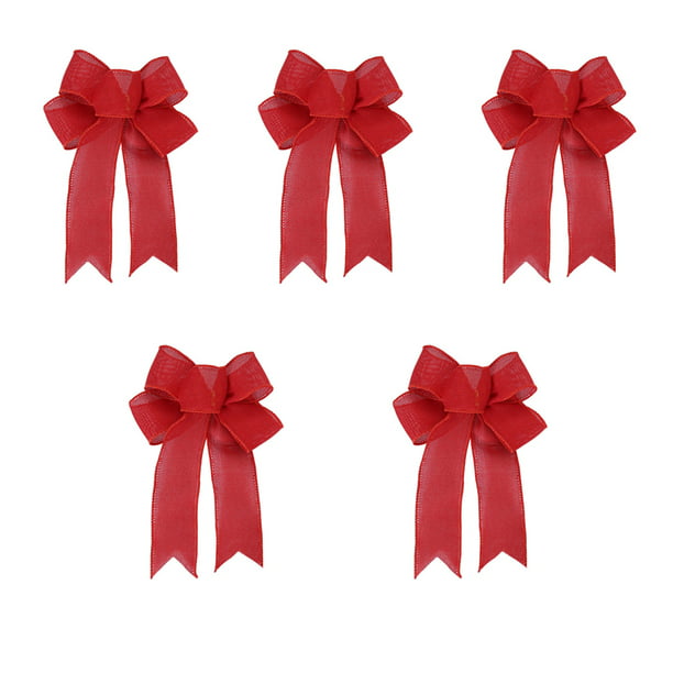 garland decor bow Set of 4 medium white bows wreath bow decor bow. gift bow